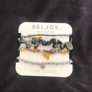 Bel Joy Bracelet Live To Give Bracelet Stack